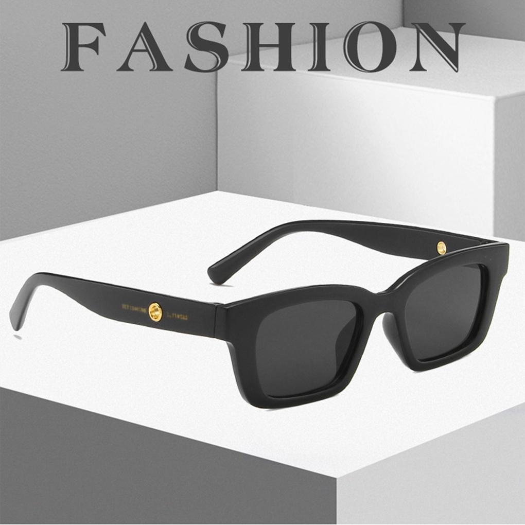 Kwadratowe Damskie Modne Gogle Plastikowa Oprawka Styl Uliczny Okulary Ochronne