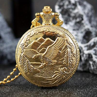 Men Classic Watches Vintage Pocket Watch with Chain Necklace for  Mens Pocket Watch