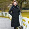 Middle-aged and Old Women's Down Jackets Women's Medium and Long Winter New Thickened Thermal Hooded Mother Jacket
