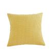 Polyester Short Plush Bedside Pillow Square Cushion Light Luxury High-end Sofa Pillow with Core