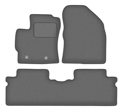 Velour Graphite Car Mats For: Toyota Verso FL Minivan (2013-2019)