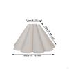 Petal Cloth Table Lamp Shade Decor Lampshade for Farmhouse Living Room Hotel