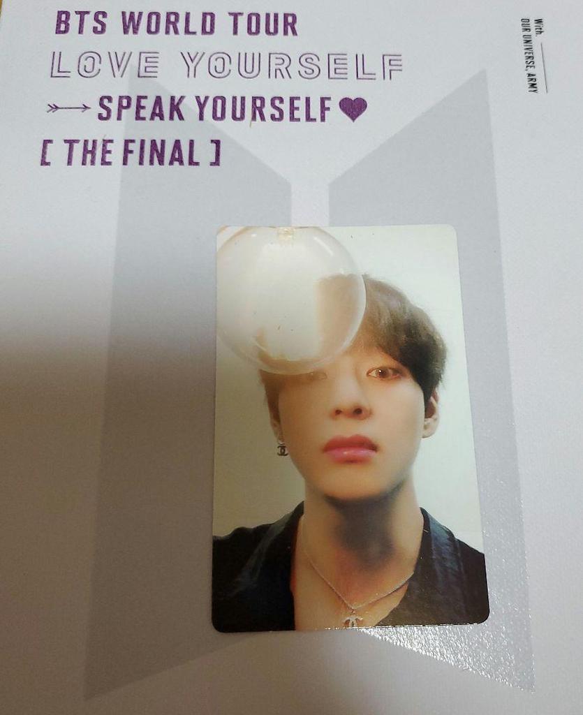 [USED] BTS V Taehyung V Trading Card SYS LYSTHEFINAL