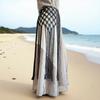Netvormige Franje Tailleband Handgeweven Bikini Cover-up Rok Festival Straat Sle Me Top Soulvolle Accessoire Voor Pakken Jeans Taillelijn
