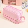 Large Capacity Pencil Pen Pouch Lightweight Multi-pocket Pencil Pouch with Portable Handle
