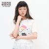Teenie Weenie Women's Little Bear Cartoon T-shirt