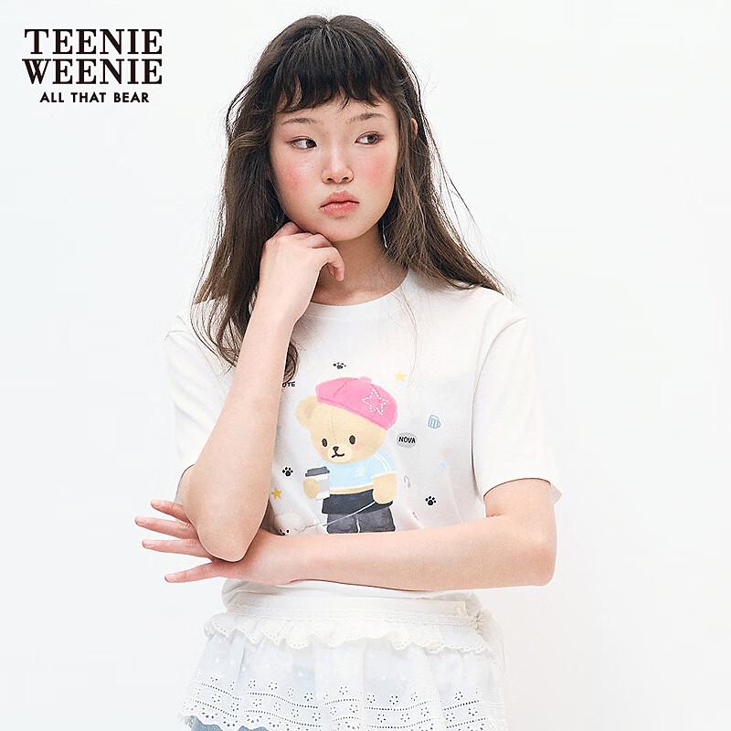 Teenie Weenie Women's Little Bear Cartoon T-shirt