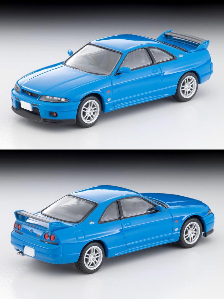 TOMYTEC Tomica Limited Vintage Neo Scale Nissan Skyline LM Limited Champion Blue 1996 Model 335986 1/64 LV-N308e GT-R V-spec (Finished Product)