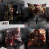 Journey to the West BBlack Myth Wukong Linen Cushion Covers For Decorative Sofa Home Pillows Case Car Chair Pillows Cases