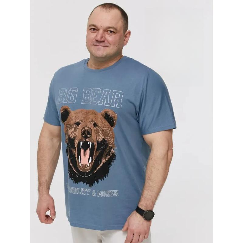 Summer Round Neck 3D Animal Pattern Print Top Fashionable Casual Short Sleeved Men's T-shirts