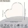 2D Flat Acrylic Mother's Day Birthday Decoration, Indoor and Outdoor Decoration - No Battery/electricity Required, Free Day Decoration, Shop Dec
