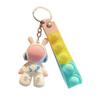 Cute Keychain Rabbit Shape Cartoon Bag Car Key Pendant Birthday Holiday Gift for Men Women Couples Pink