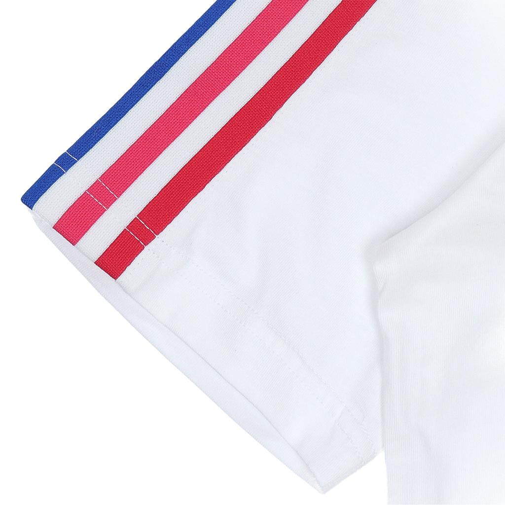 Adidas Originals Trefoil Logo Print Sports Short Sleeve T-Shirt Men Tops White GE0837