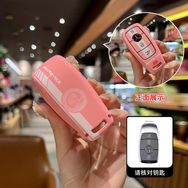 Car Remote Key Case Cover Shell For Mercedes Benz A C E S G Class GLC CLE CLA GLB GLS W177 W205 W213 W222 X167 AMG Leather Fob ZK9