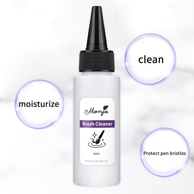 Nail Brush Cleanser Liquid Remover Acrylic Uv Gel Polish Quick Degreaser Professional Manicure Care Cleaning Tool 30/60Ml