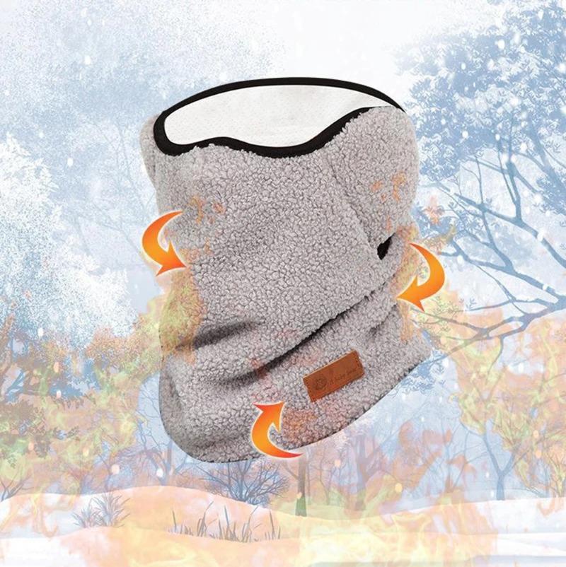 Winter Beanie Hat for Women Coral Fleece Cap Camping Outdoor Sports Thick Neck Scarf Ear Caps Balaclava Mask Bonnet Hats Masks