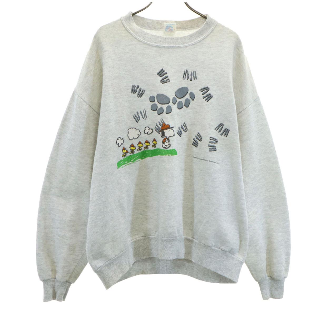 

JERZEES 80s 90s Made in USA Old Snoopy Long sleeve sweat trainer L SNOOPY Men s Used