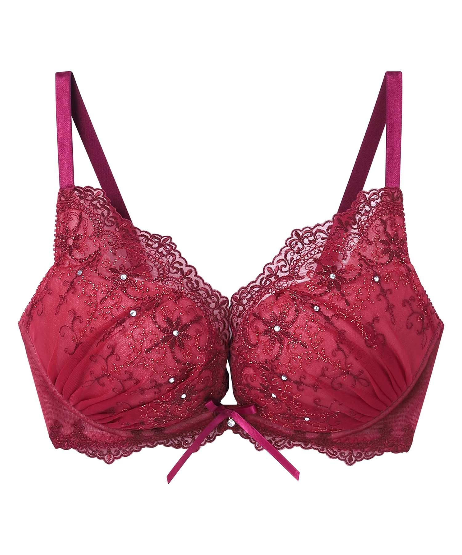 

Бюстгальтер с формованными чашками для более красивого легкого ношения Бюстгальтер BLH399 RE D70 [Amphi] полнее, грудь, [серия BLH399] Женский