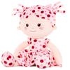 Plush Doll Baby Gril Gifts Milly Series Doll-Pink Red Polka Dots Ideas for Children's Day Gifts 13 Inches