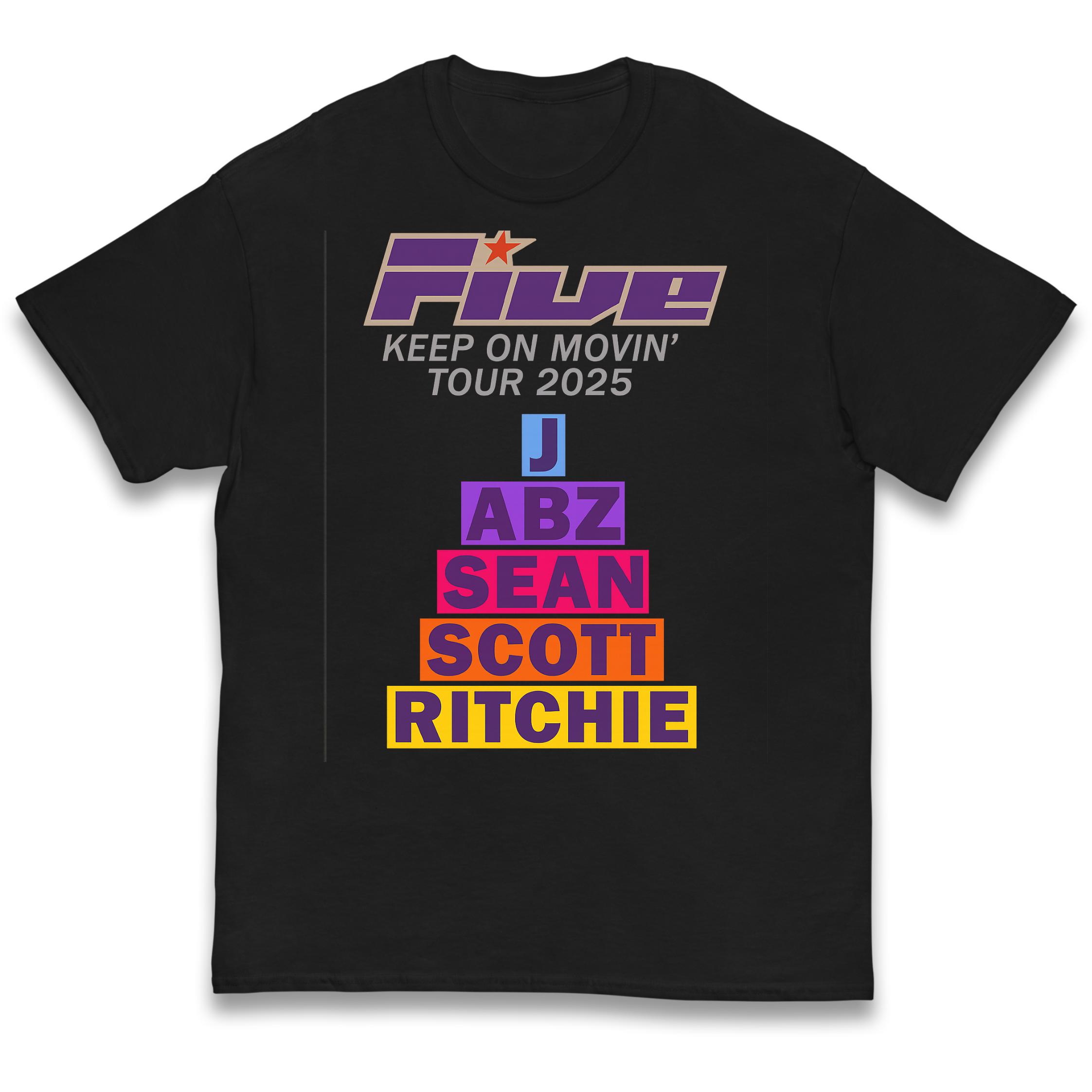 Five Tour 2025 Kids T-Shirt 100