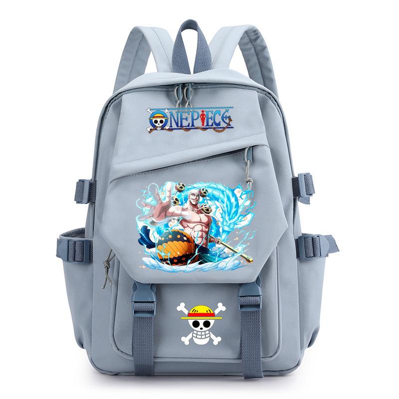 Anime peripheral ONE PIECE Luffy schoolbag Japanese retro backpack junior high school backpack computer bag
