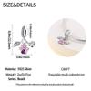 Authentic Copper Charm Bead Charms Luxury Pink Claw Pendant Heart Bead Charms Compatible With Bracelets Diy Women Making Delicate Gift