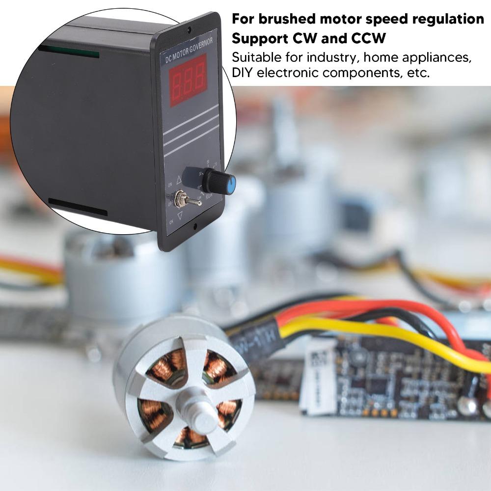 Digital Display DC Motor Speed Controller 12-36V Voltage Stepless Speed Controller For DC Motors