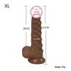 Unisex Realistic Textured Dildo and Anal Plug for Adult Massage and Sensual Exploration.