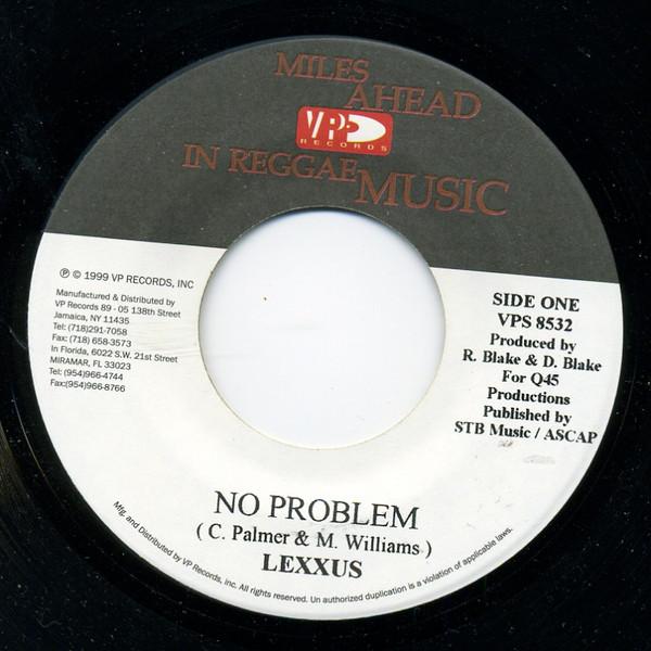 

7inch Record LEXXUS - No Problem VPS8532 VP Records 1999 US Reggae, Ska & Dub Used