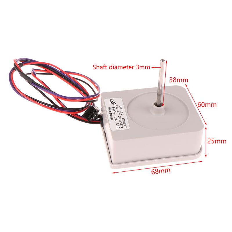 Dc13.2V 2W 2600U/min Doppeltür-Kühlschrank-Lüftermotor Zwf-10-2 Kd-318W.5-10 Kühlschrank-Lüfter