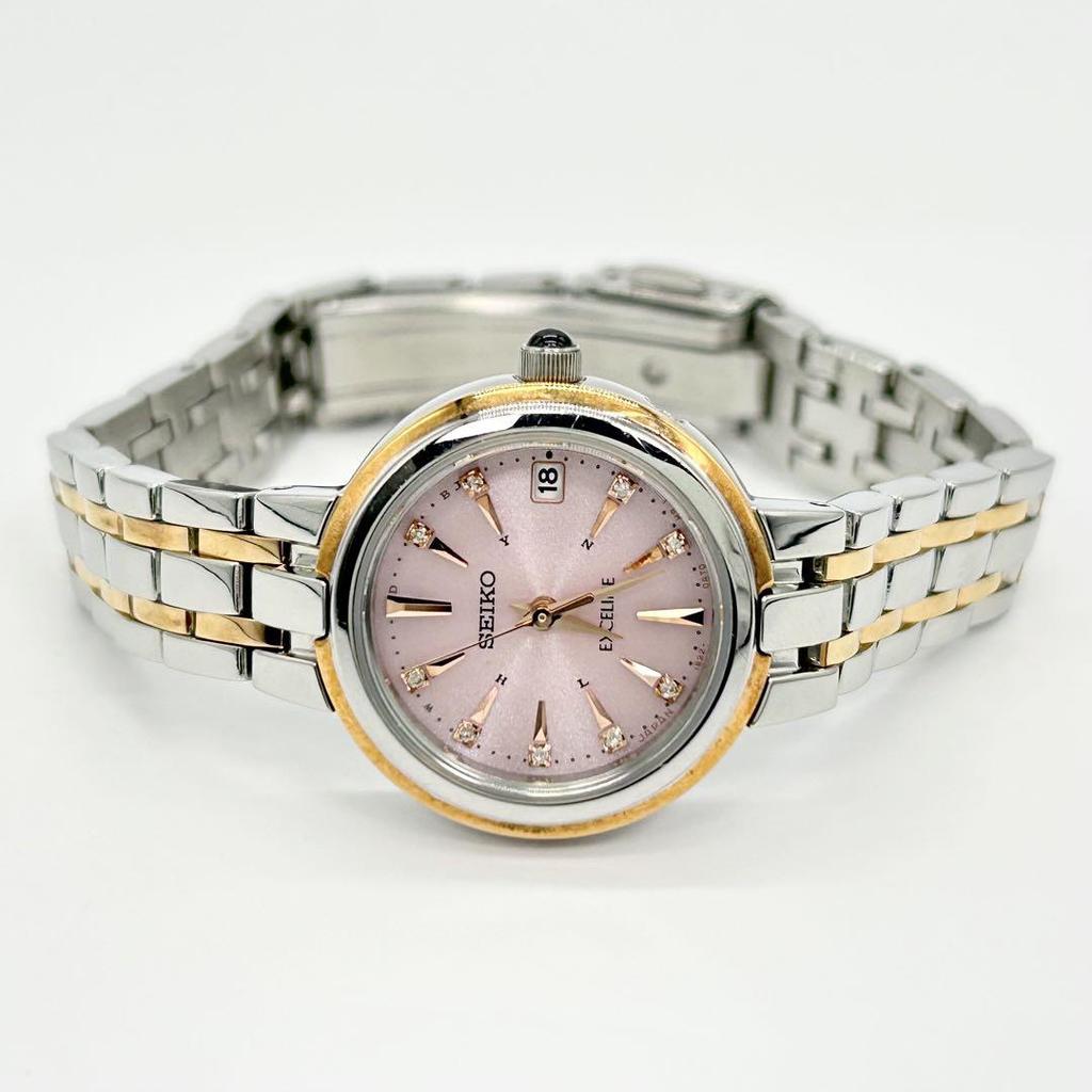 [USED] SEIKO Exceline 9P Diamond Solar Watch