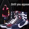 Unisex High-Top Boxing Shoes for Youth Training, Competitions, Wrestling, Sanda, and General Fitness.