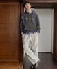 Signature Symbol Wide Sweatpants Melange Gray