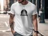 Geometric Triangle T-Shirt: Modern Abstract Graphic Tee