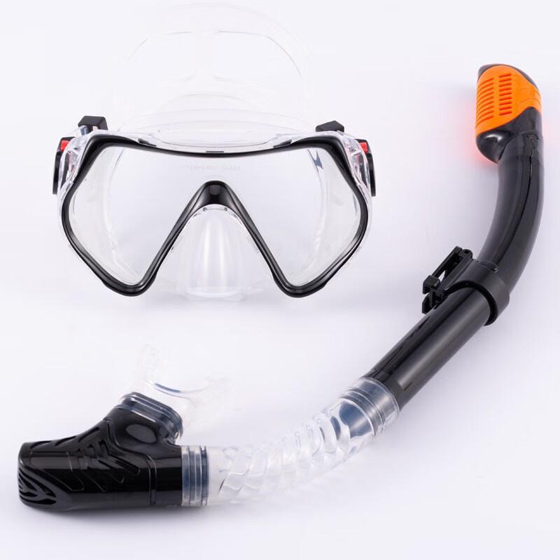 YBLKJ Large Frame Snorkeling Set with HD Mask & Snorkel