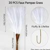 Nordic Bohemian Pampas Grass: 55cm Artificial Cattail & Preserved Flowers