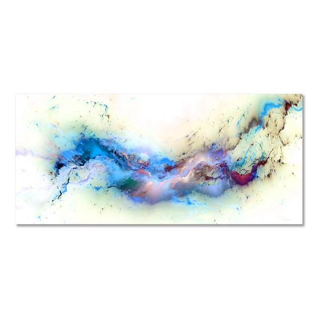 

Абстрактная красочная живопись, современное искусство на холсте, модная большая форма освещения, настенные картины для гостиной, горизонтальные постеры с принтом 20cm×40cm NoFrame