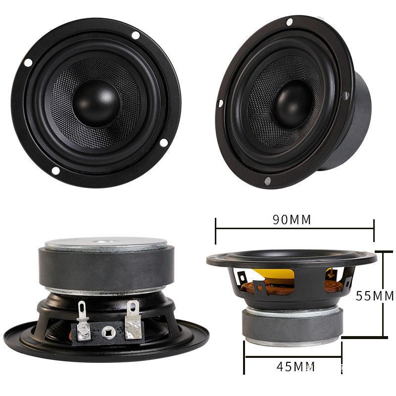 Diffusori da scaffale HiFi da 3, 4, 5 pollici con gamma completa e woofer da 3 pollici