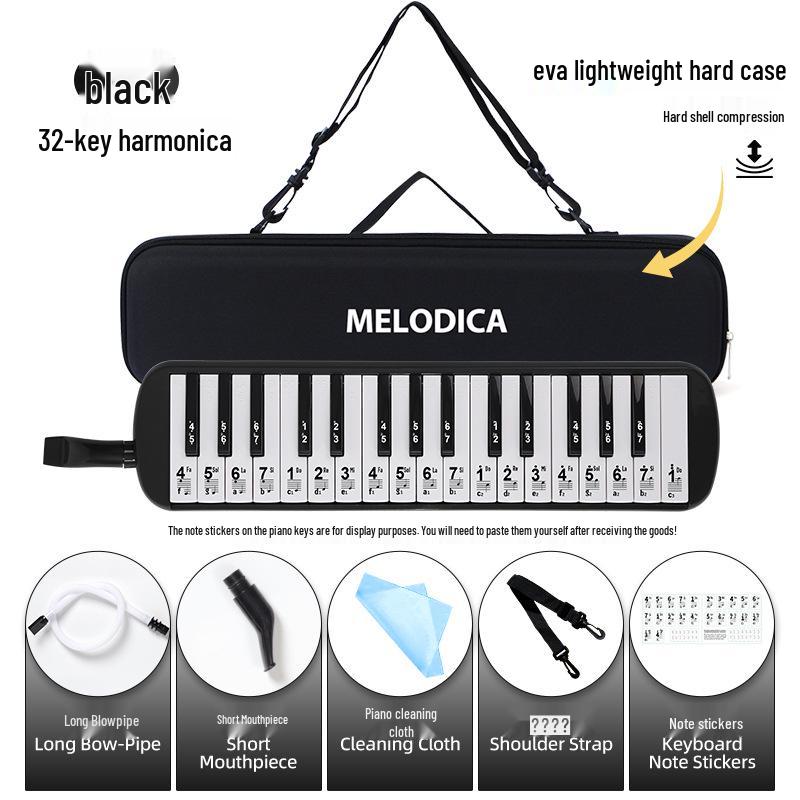 37-Key Melodica Soft Canvas Case for Children’s Classroom and Performance