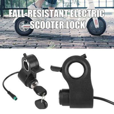 Electric Scooter Ignition Lock with Keys Easy To Use E-scooter Throttle Accelerator Starter Switch Lock for Kukirin G2 Pro/G2 Max