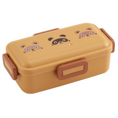 Tanuki Lunch Soft Made In Box, 530ml, Antibacterial, Filling, Dome-Shaped Lid, Women's, Japan, PFLB6AG-A