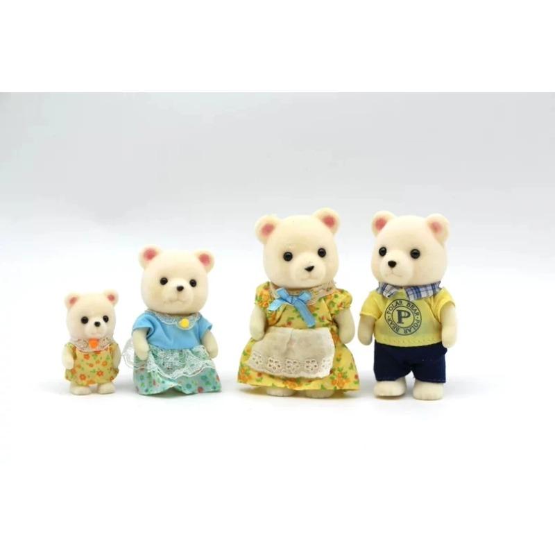 1pcs Forest Animal Family 1:12 Dollhouse Furniture Mini Rabbit Bear Dog Cat Pets Dolls Figure Toy Dolls Kids Gifts