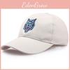 Wolf Blue Head Pattern Embroidered Baseball Caps Outdoor Sports Casual Hats