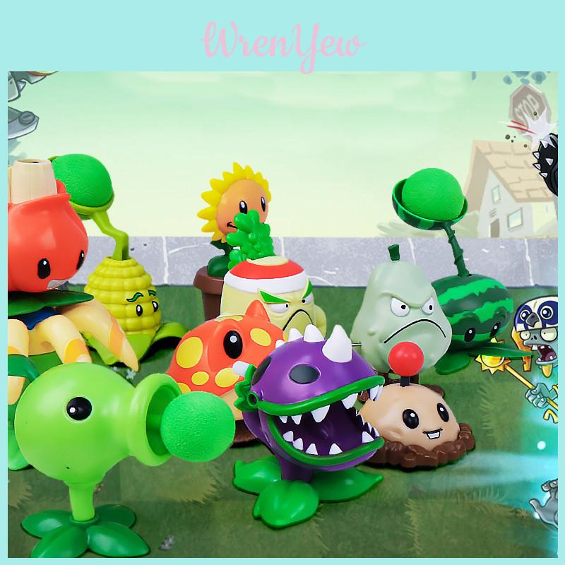 Plants Vs Zombies Toys Figures Peashooter Party Favors Game Sets Gift Box Fun Interactive Game For Kids Teens And Adults