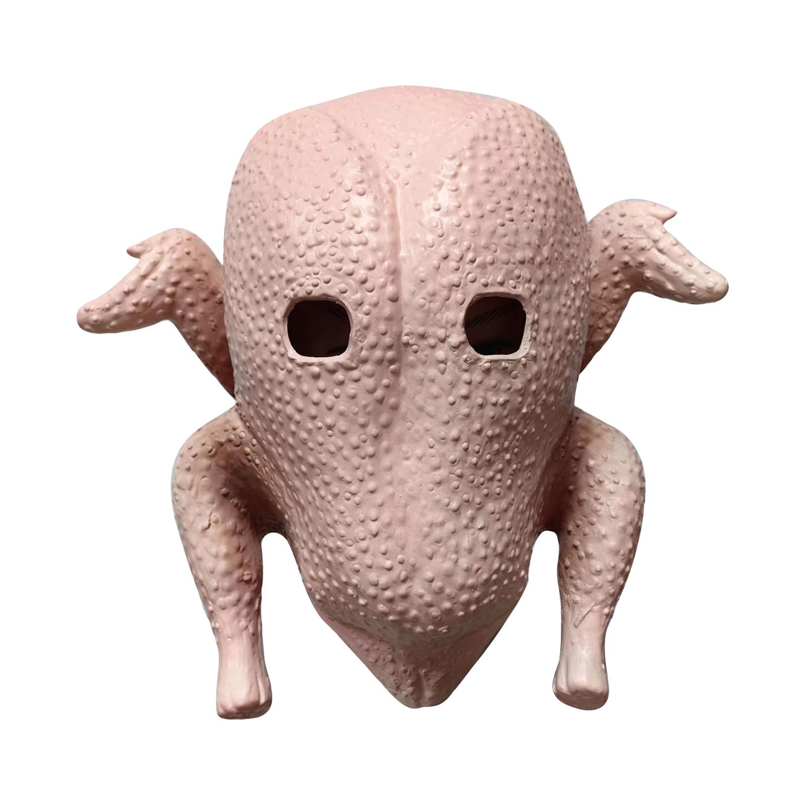 

Маски на Хэллоуин для взрослых Маска курицы животного из латекса на голову Хэллоуин Преувеличенные нос и губы Реквизит для розыгрышей One Size