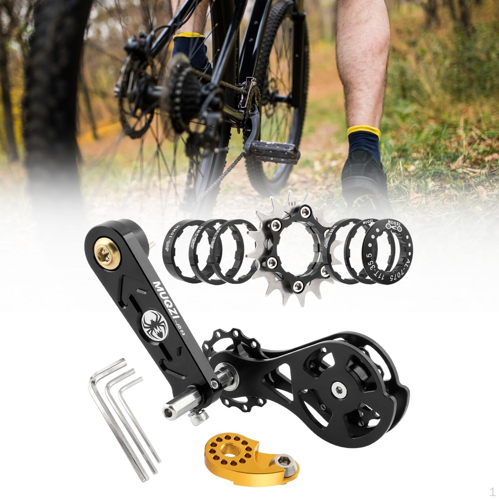 Kit di conversione per bicicletta a velocità singola con tendicatena e attrezzi