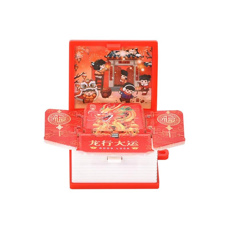 3d Pop Up Puzzle Book Keychain With Fortress Scene For Stress Relief And Creative Gift