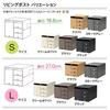 Plus Desk Organizer Accessory Storage Box Storage Case Drawer Cosmetics Living Post Black L Size LP-304YL 85-133