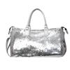 Scarpe da viaggio da donna con paillettes, stile personalizzato riflettente, portatili, magazzino, borsa da viaggio, borsa stagionale per la casa