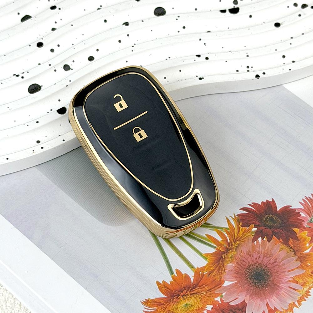 TPU Car Key Fob Cover Case for Chevrolet 2017-2019 Chevy Malibu Camaro Cruze Traverse Sonic Volt Bolt Equinox Spark Blazer Onix